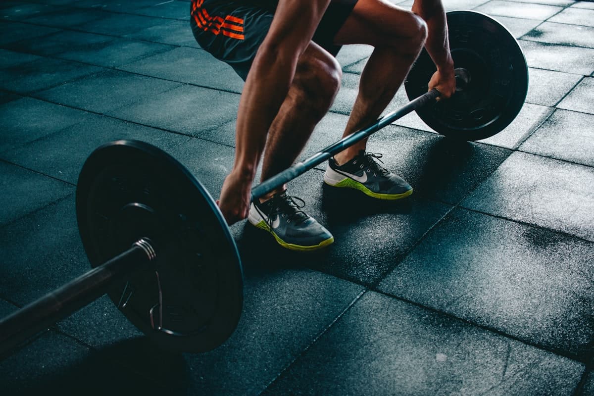 Person beim Krafttraining